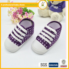 Sapatos de moda mais elegantes para bebês e sapatos de bebê com canas macias